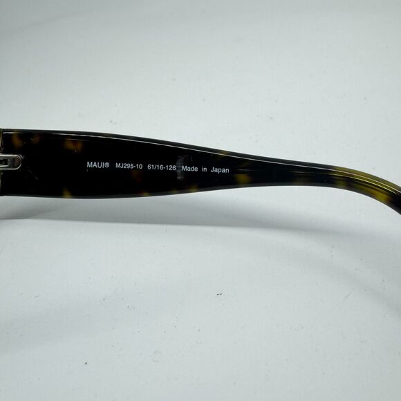 Maui Jim Nalani MJ295-10 Brown Tortoise Sunglasses Frame‎ 61-16-126 Japan H11408 main image 5